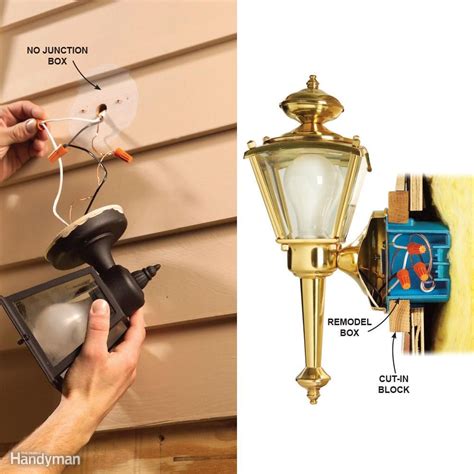 scones that cover up junction box|exterior sconce no junction box.